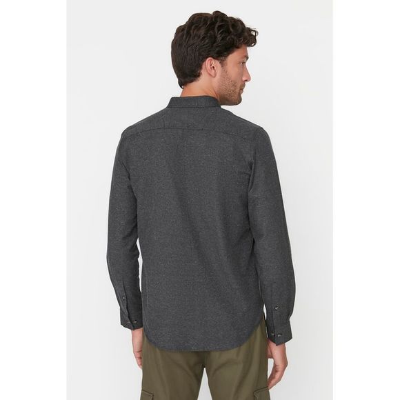 NWT Trendyol Men Slim Button placket Woven Shirt - Picture 6 of 9